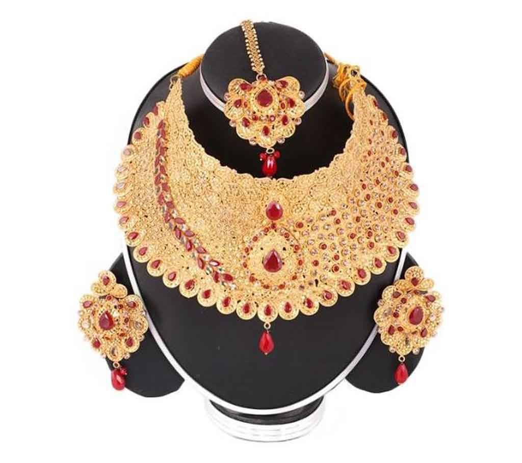 Golden Gold Plated Jewelry Set