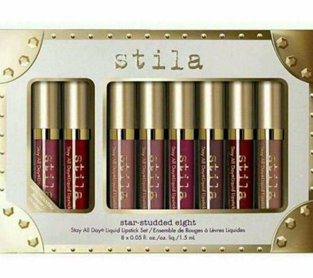 Stilla liquid lipstick set-8 pcs