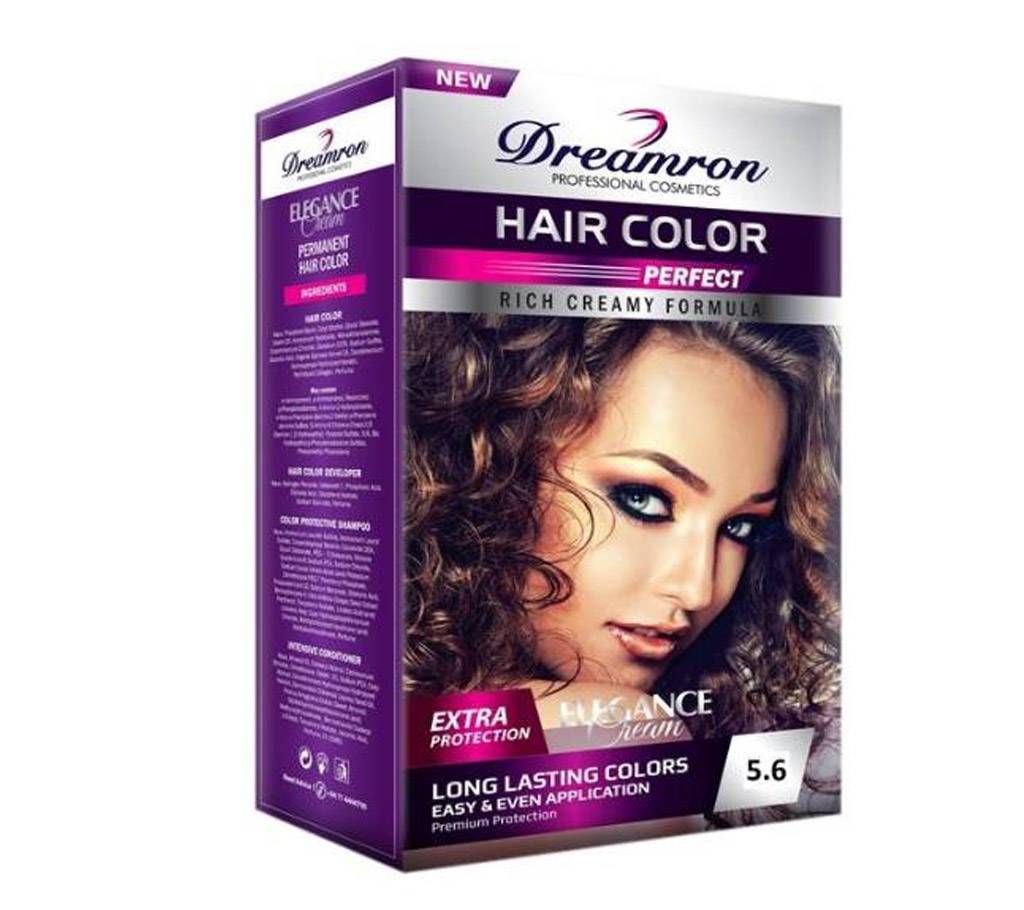 Dreamron Hair Color Pack 5.6 (Light Red Brown)-60m