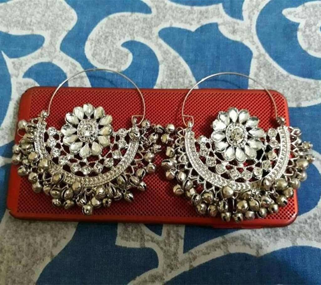 Afgan earring big size white color 