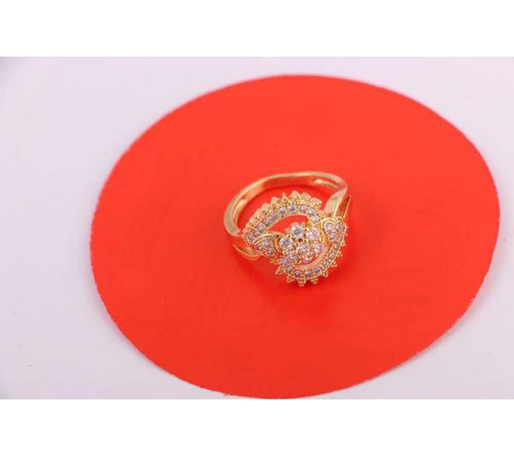Ladies Rhinestone Setting Finger Ring