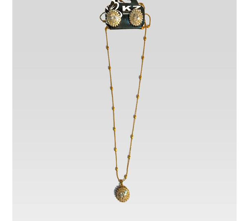 Storm Pendent with White Stone