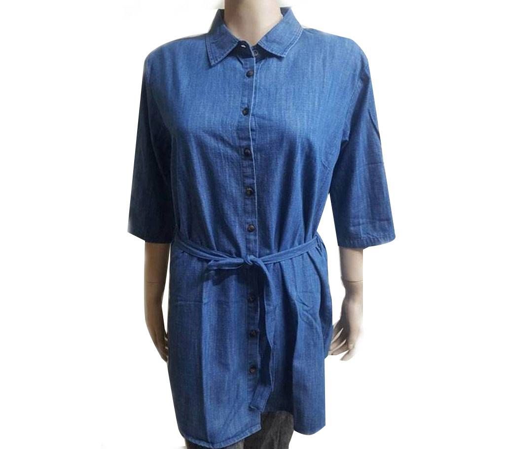 Ladies Casual Denim Tops
