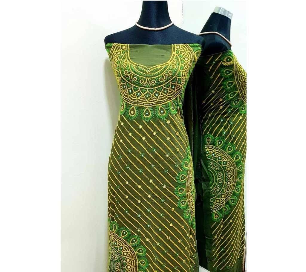 Unstitched Cotton Kameez (One Piece)