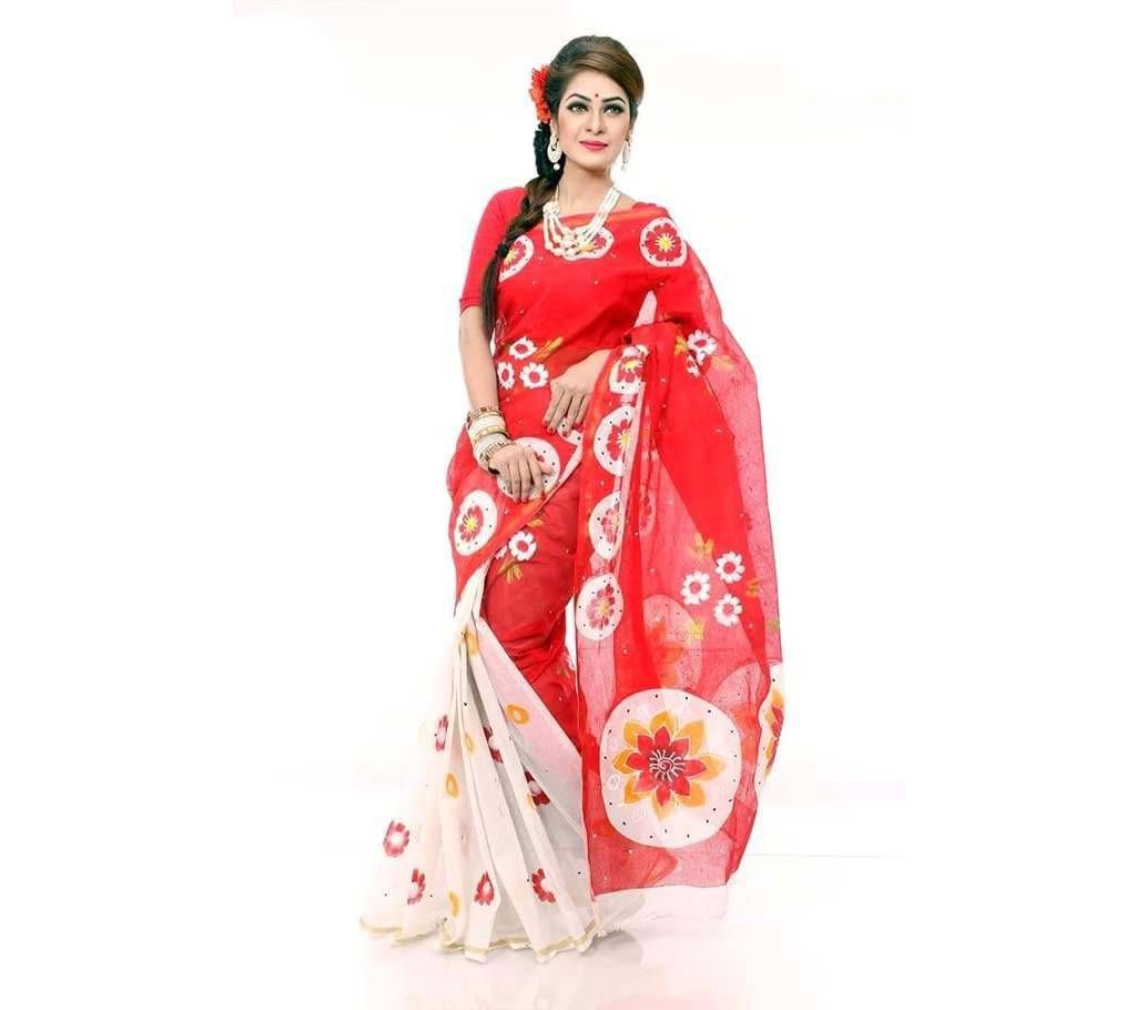 Boishakhi Hand Print Cotton Sharee
