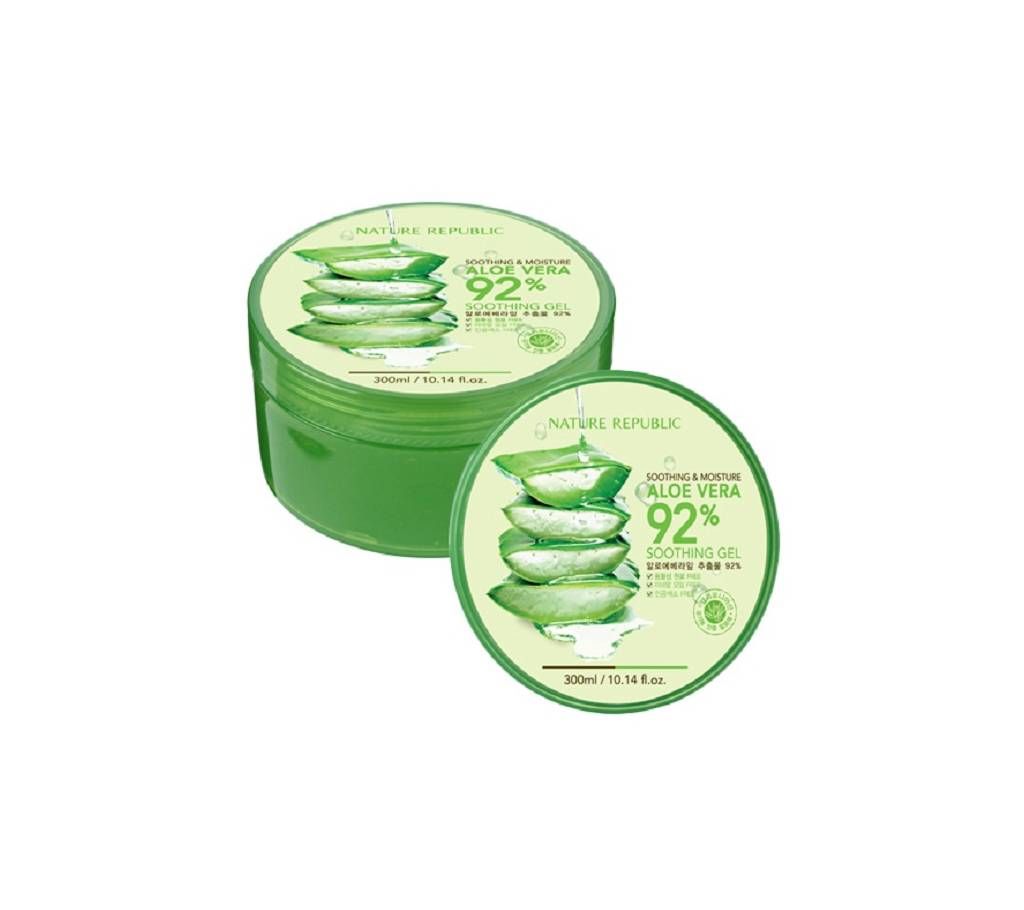 [Nature Republic] ALOE VERA 92% SOOTHING GEL - South Korea - 300ml
