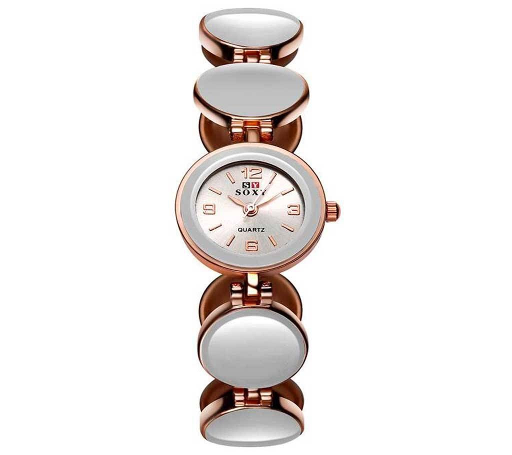 Soxy White  Alloy Analogue Watch for Women