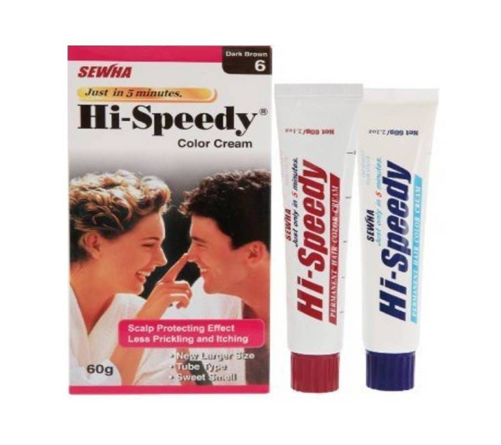 Hi-speedy Color Cream(dark Brown) by Sewha
