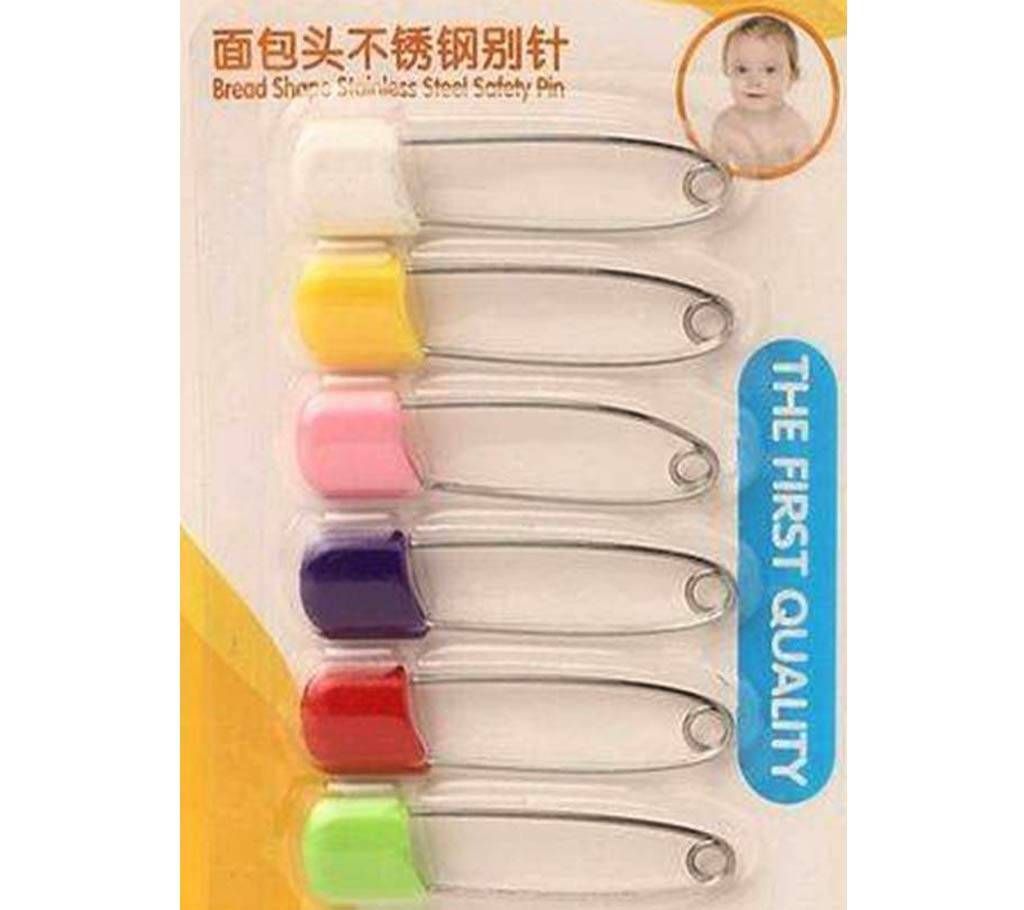 Safety Pins - 6 Pieces