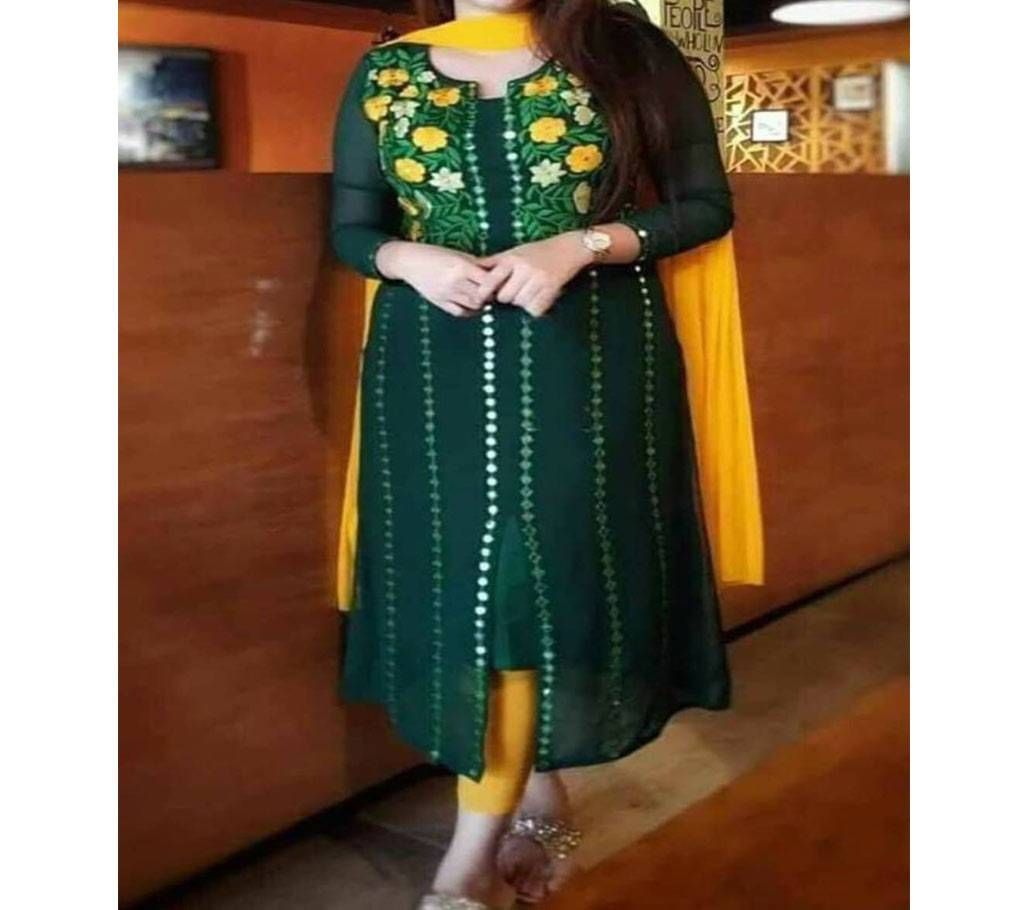 Unstitched Gorgeous Embroidery Georgette Indian Salwar Kameez (copy)