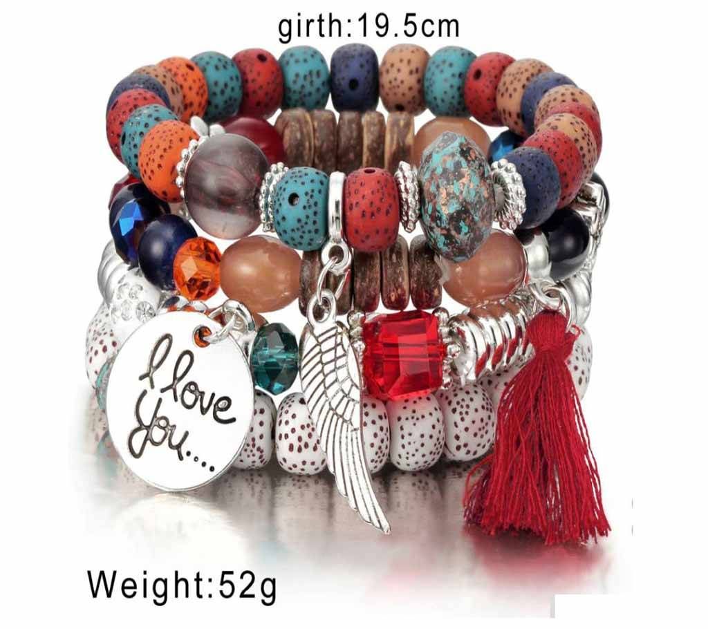 Vintage Crystal Bead Bracelets
