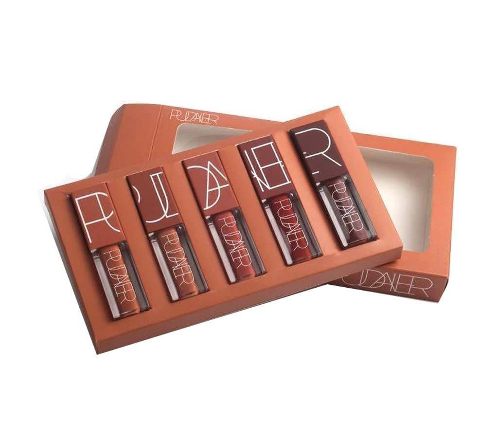 PUDAIER 5Pcs Waterproof Long Lasting Matte Liquid Lipstick Origin-china
