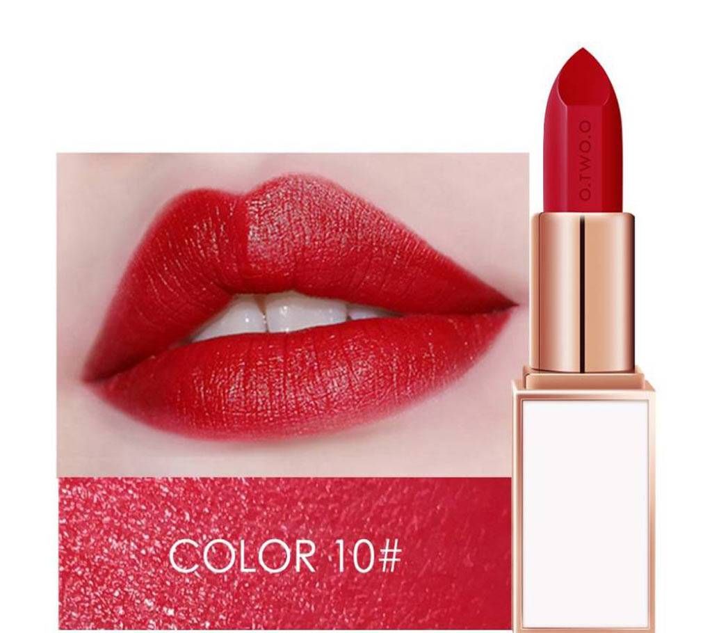 O.TWO.O Semi-velet Lipstick Shade #10 - China