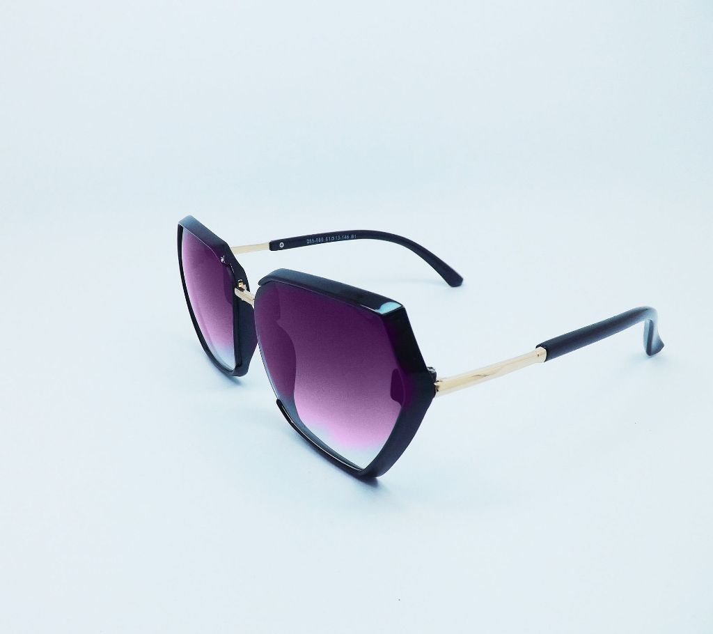 Diamond Shape Purple Sunglass for Women