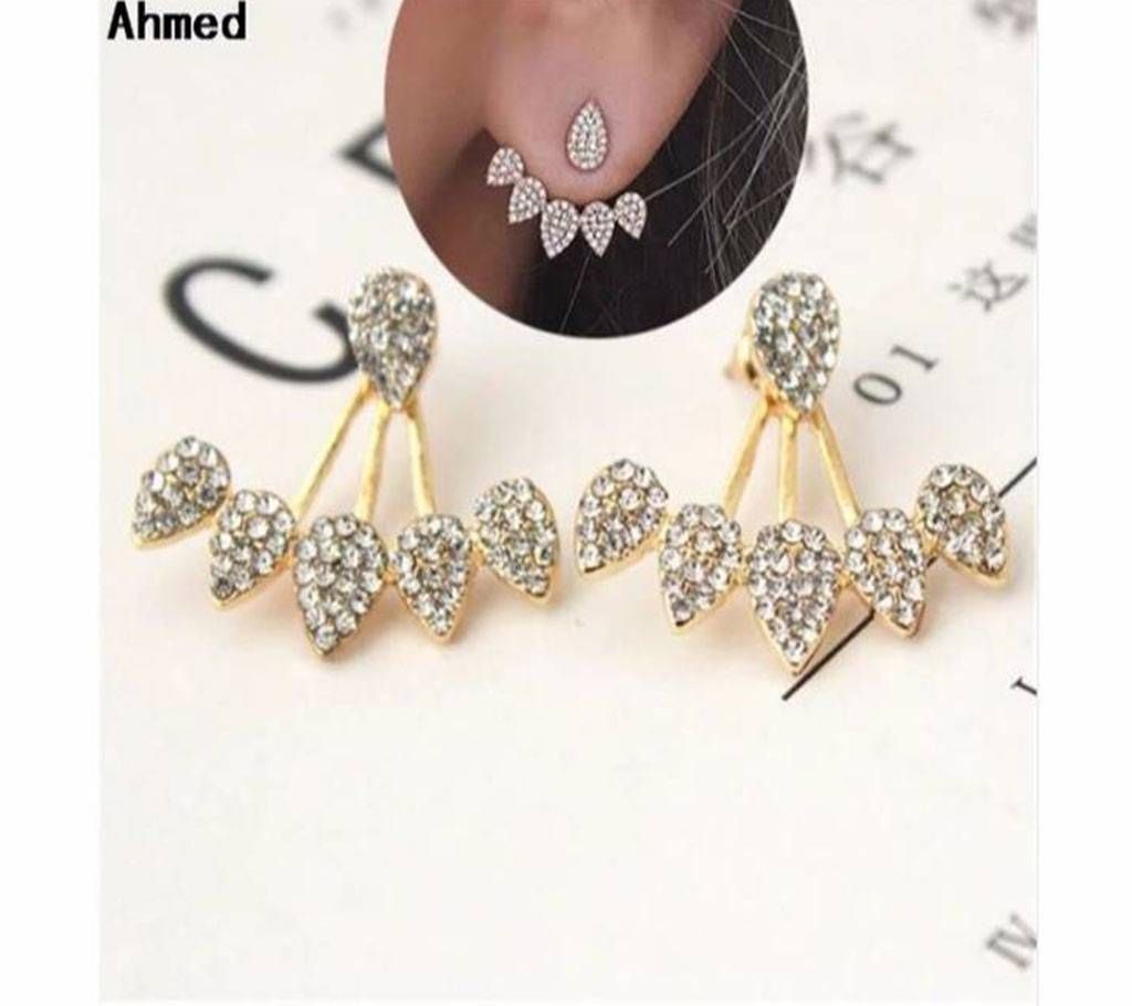 Double Sided Stud Earrings For Women