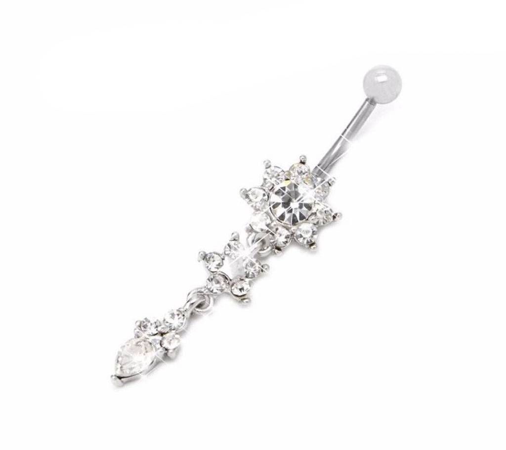 Flower Drop Piercing Jewelry Belly Ring