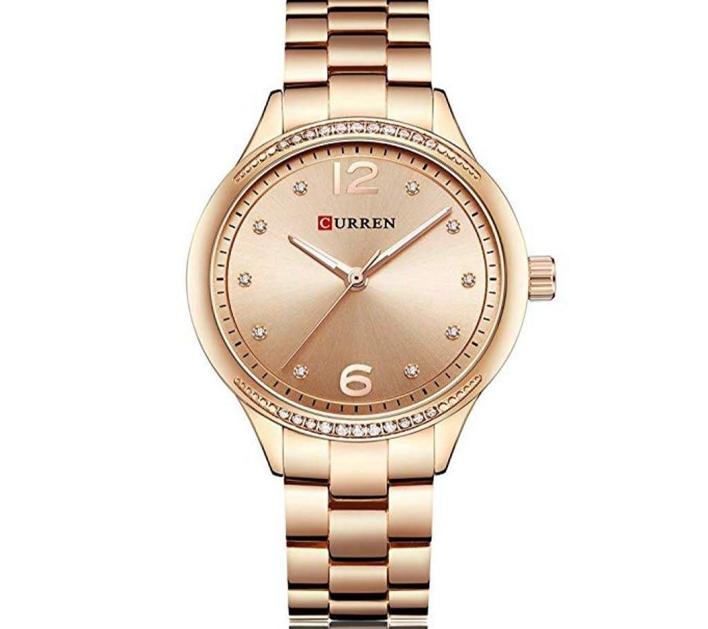 CURREN 9003 Stylish Wrist Watch for Women - Rose