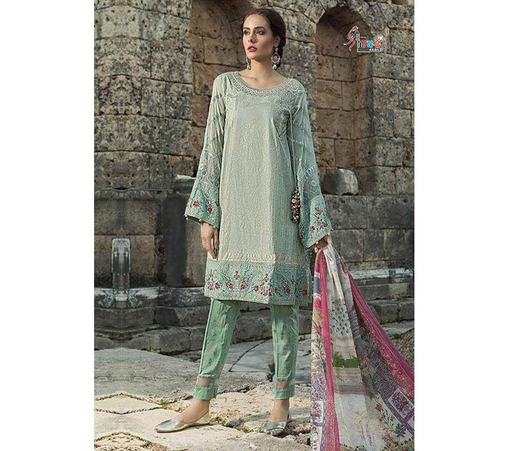 Shree Fab Maria B Lawn Spring Summer 19 Vol 2 - 1627 Unstitched Cotton Three-piece (copy)
