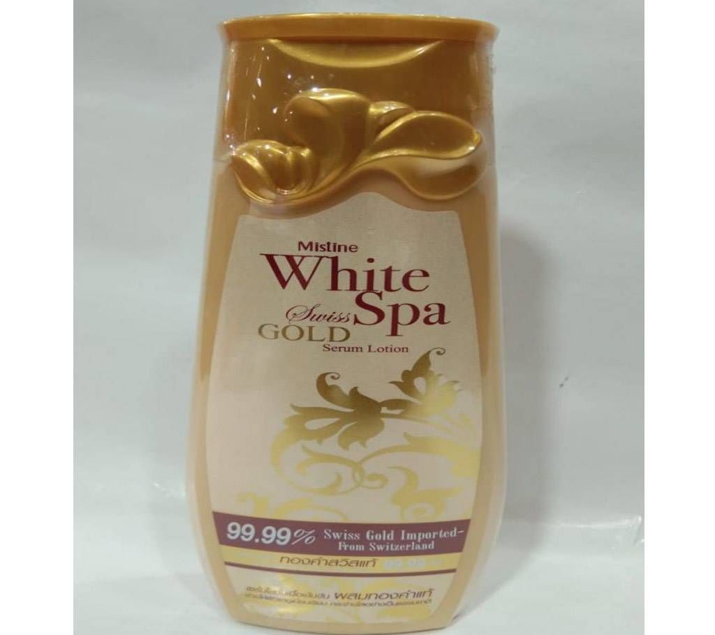 Mistine White spa gold serum body lotion 200ml thailand