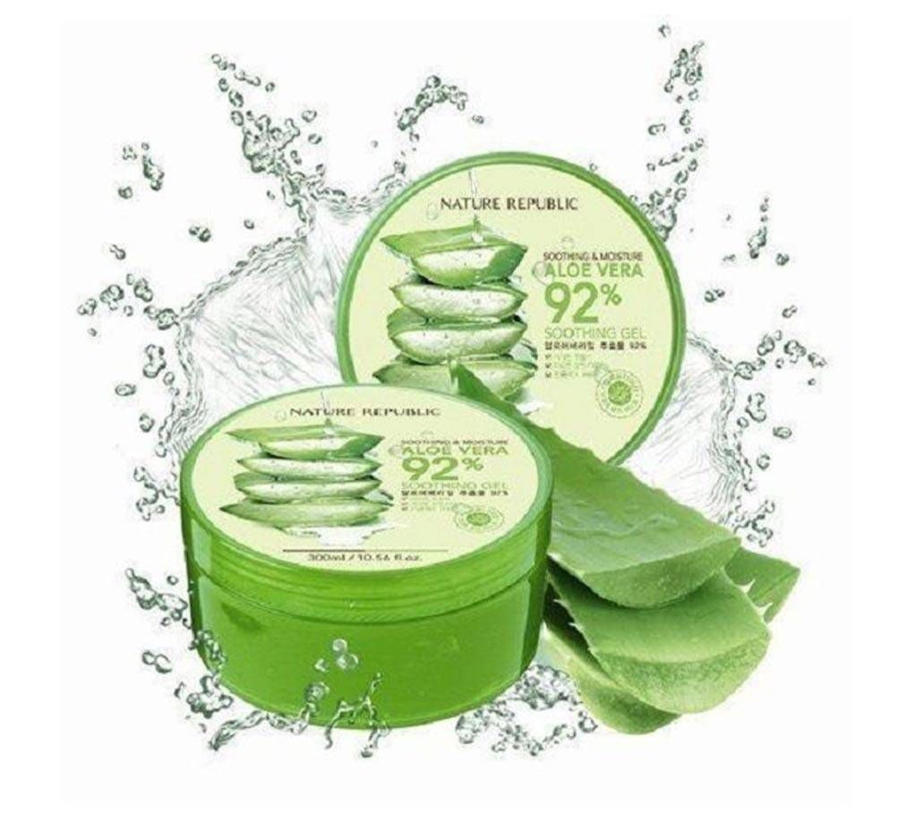 Nature Republic Aloe Vera 92% Soothing Gel-300ml-Korea 