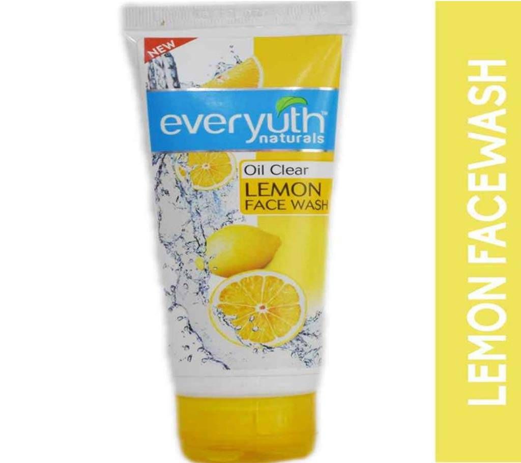 Everyuth naturals oil clear lemon face wash-100gm-India 