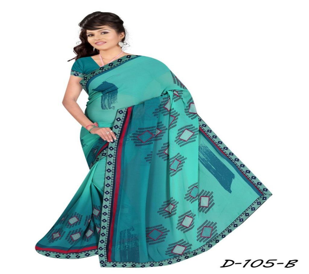 Indian Original Printed  Sharee - 105 B - HPS