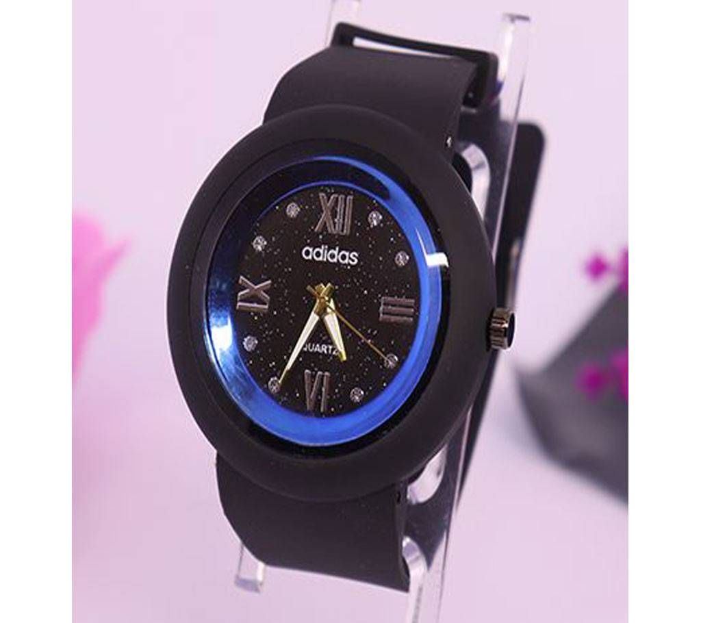 Ladies wrist black watch