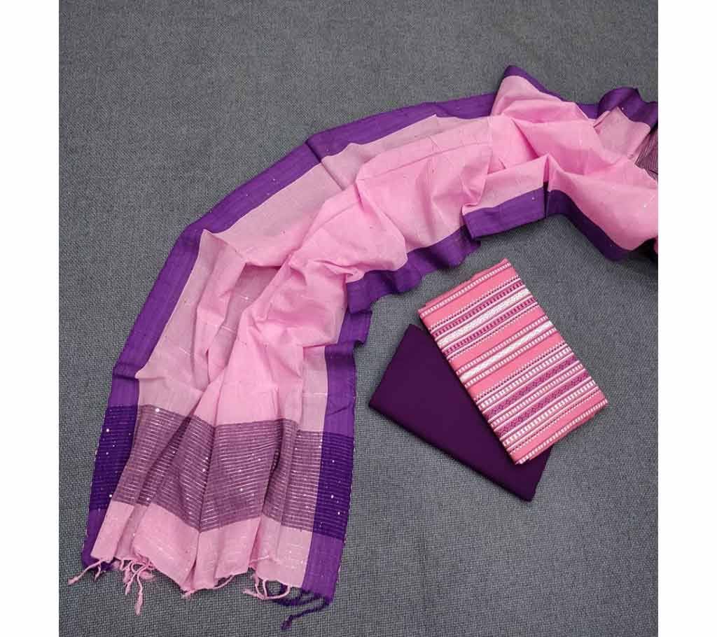 Homemade Tat Original Cotton Multi Color Deshi Shalwar Kameez-44