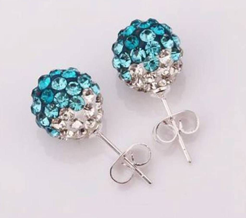 Rhinestone Setting Earring