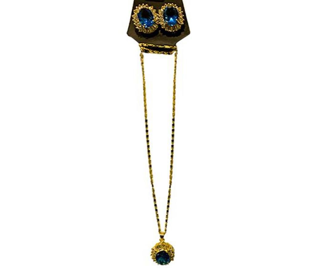 Storm Pendent with Blue Stone