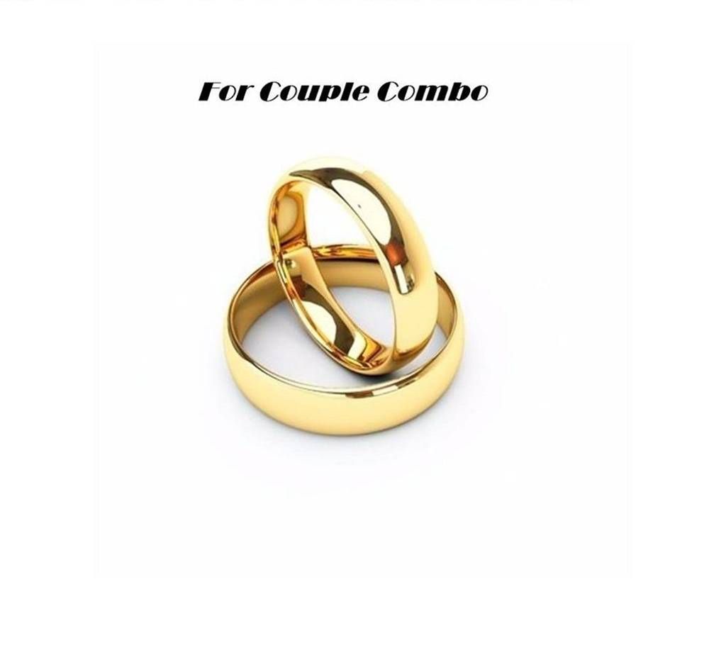 Gold Plated Finger Couple Ring