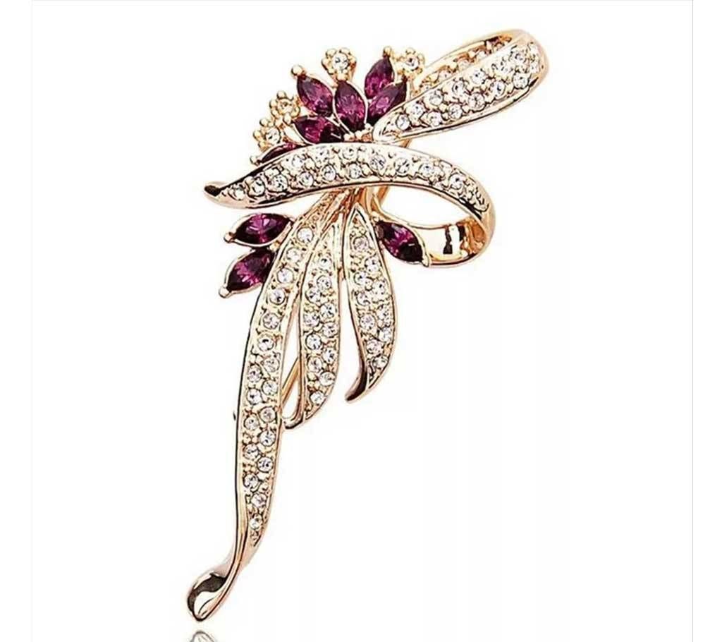Ladies Trendy Crystal Brooch/Hijab Pin