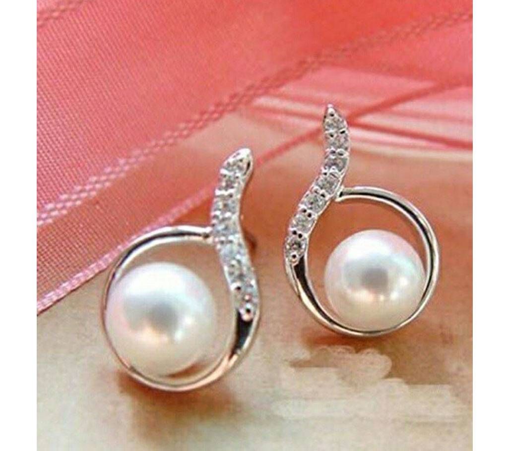 Chia Fashion Elegant Pearl Droplet Earrings (by Pink Point - CHIA99)