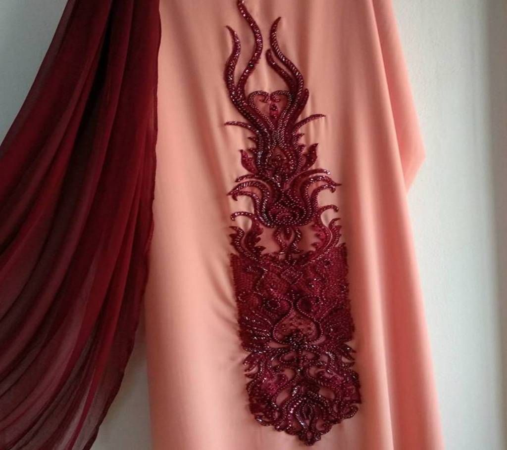 Unsticth Embroydary Georgette 3pc