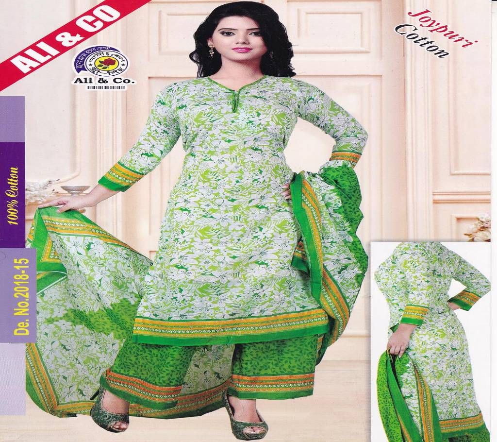 Unstitched Jayapuri Cotton Three-Piece
