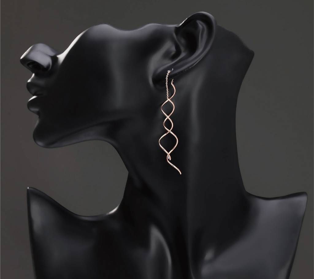 Spiral Rose Gold EarRing