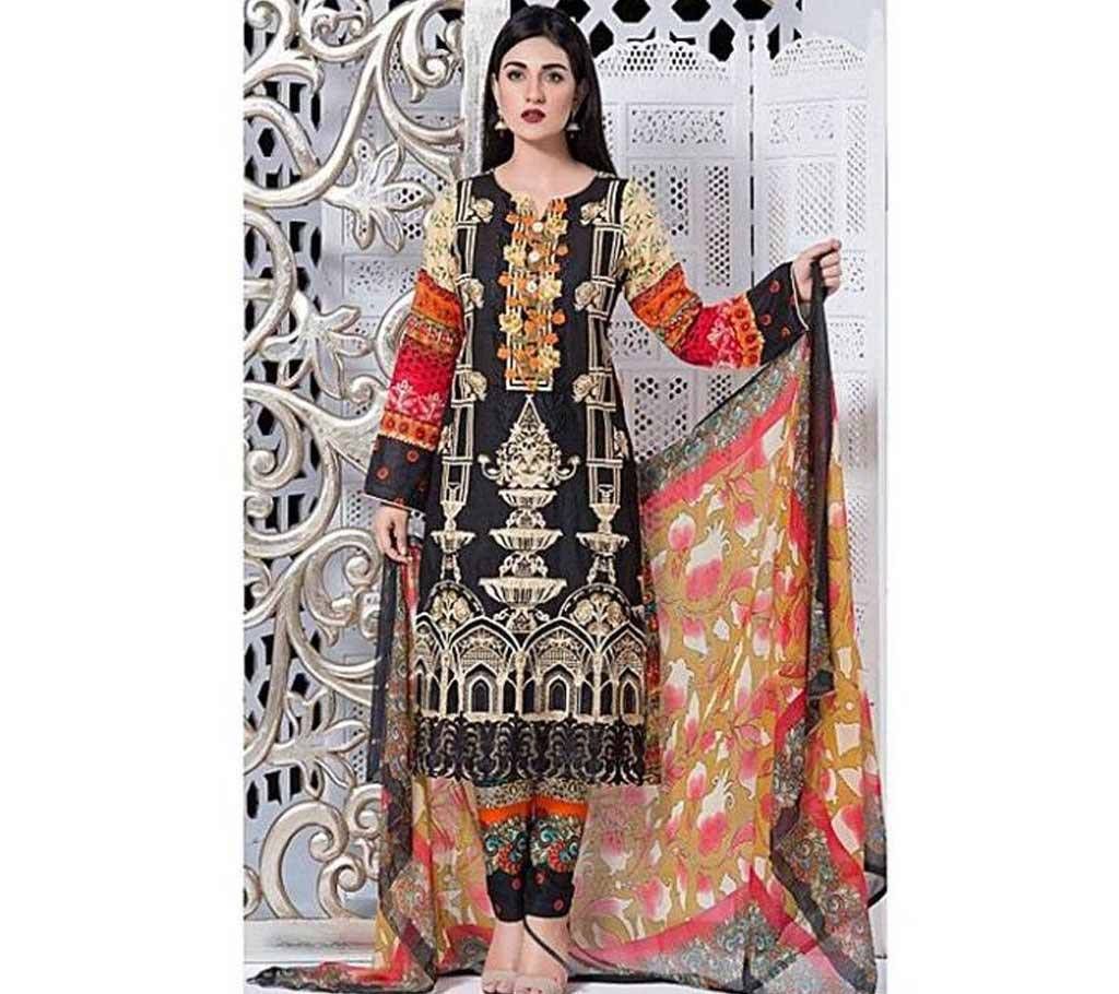 Embroidered Lawn Three Pieces