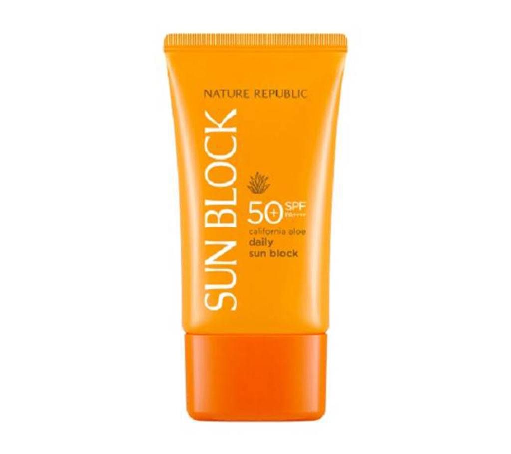 [Nature Republic] CALIFORNIA ALOE DAILY SUN BLOCK SPF50+ PA+  (South Korea) - 57ml