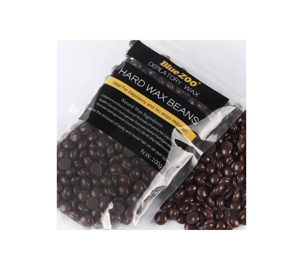 Hard Wax Bean (Chocolate) Hair Remover, 100 gm - China