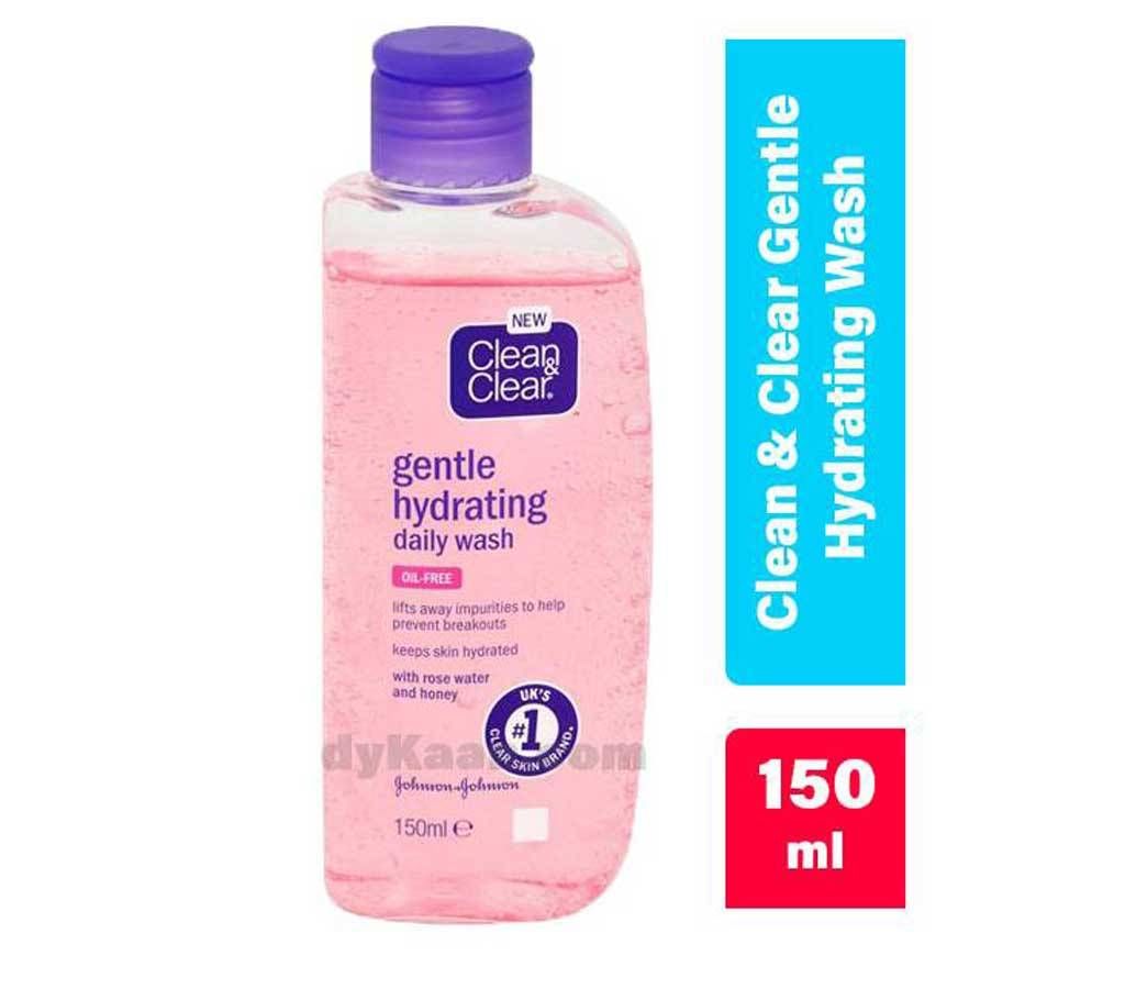 CLEAN AND CLEAR GENTLE HYDRATING WASH 150ml UK