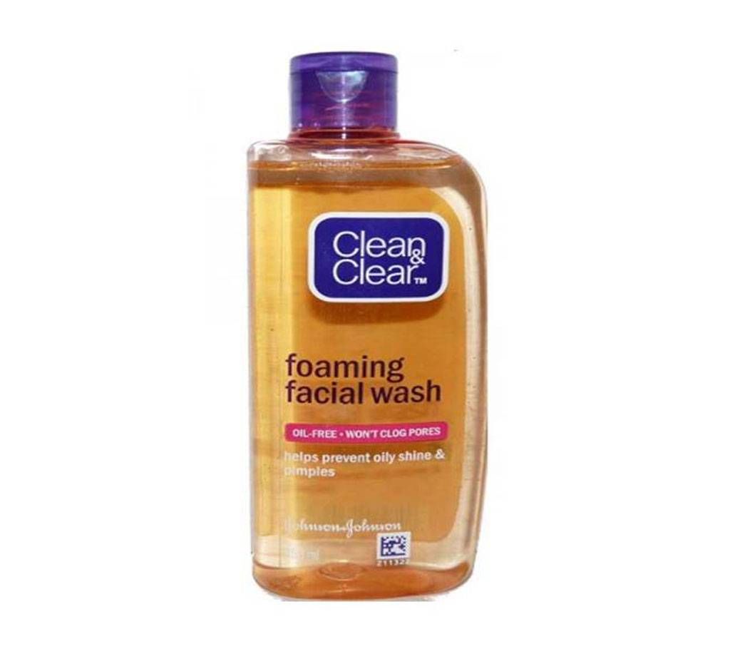 Clean & Clear Foaming Face Wash For Oily Skin 150ml USA