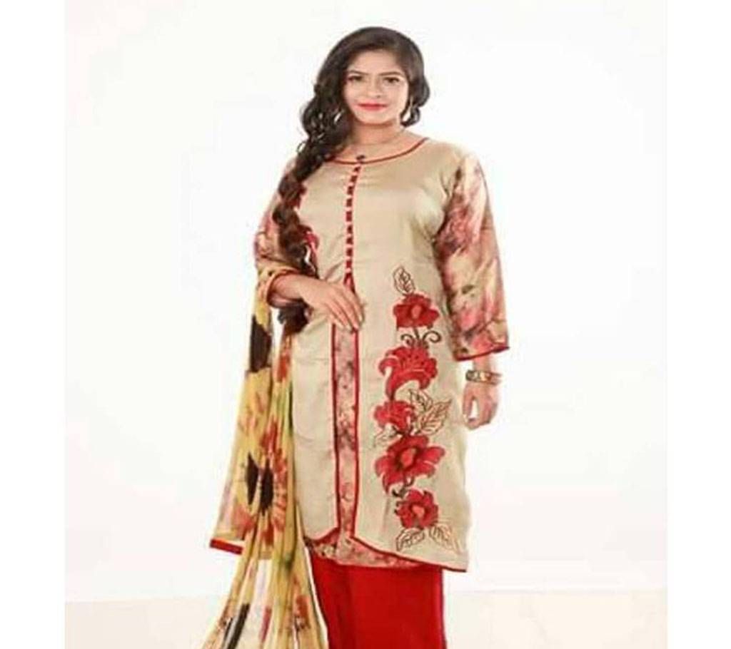 Readymade Embroidery Shamu silk Salwar Kameez
