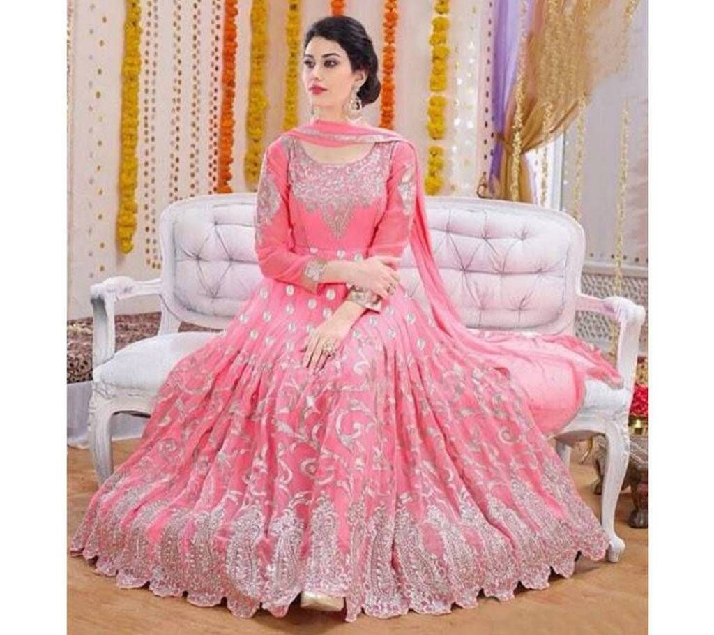 Indian designer Replica unstitched Gown Copy