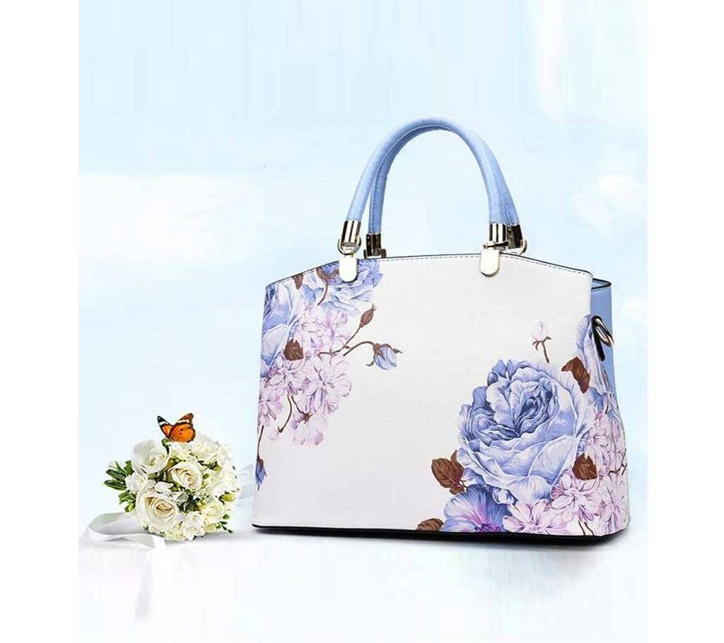 Classic Flower Printing Women Shoulder Shell Bag