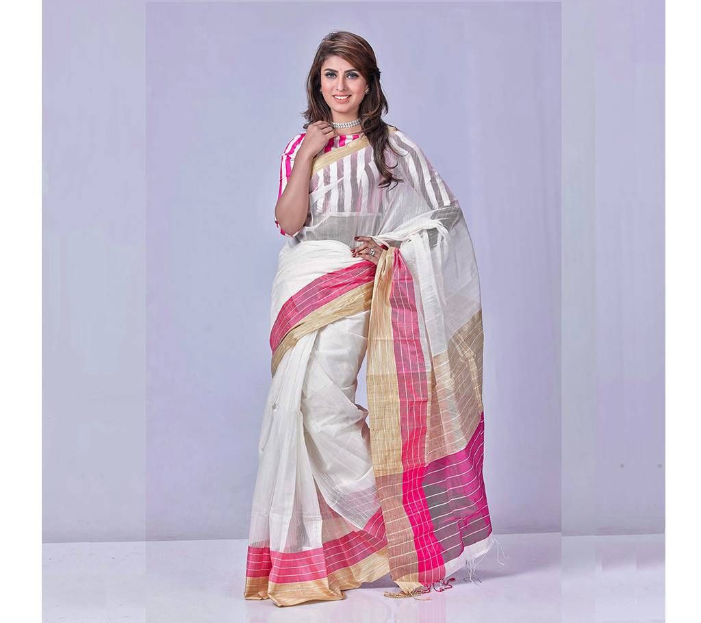 khadi tosor silk sharee 
