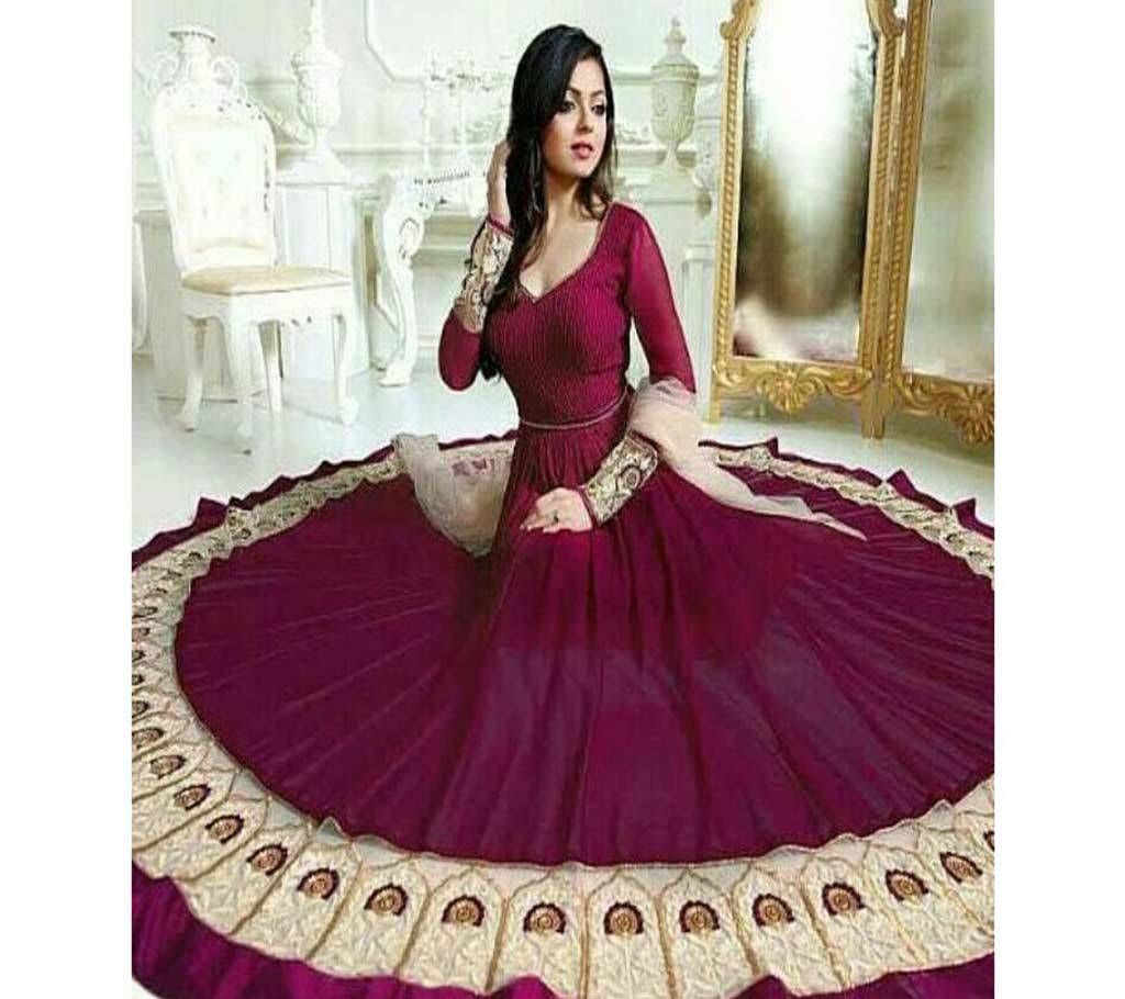 Georgette Unstitched  Gown from Woman