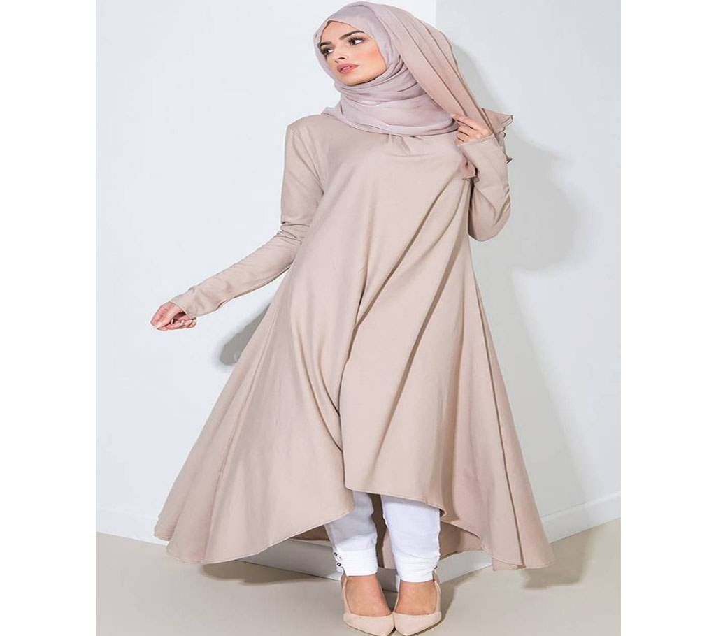 Ash China Linen  Borka For Woman