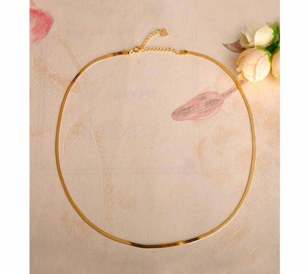 Gorgeous Gold Color Sterling  Necklace