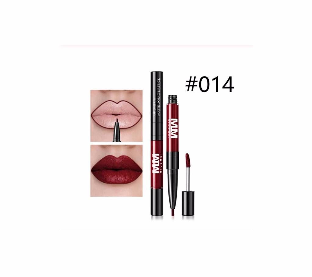 MILEMEI Double End Lipliner & Liquid Lipstick