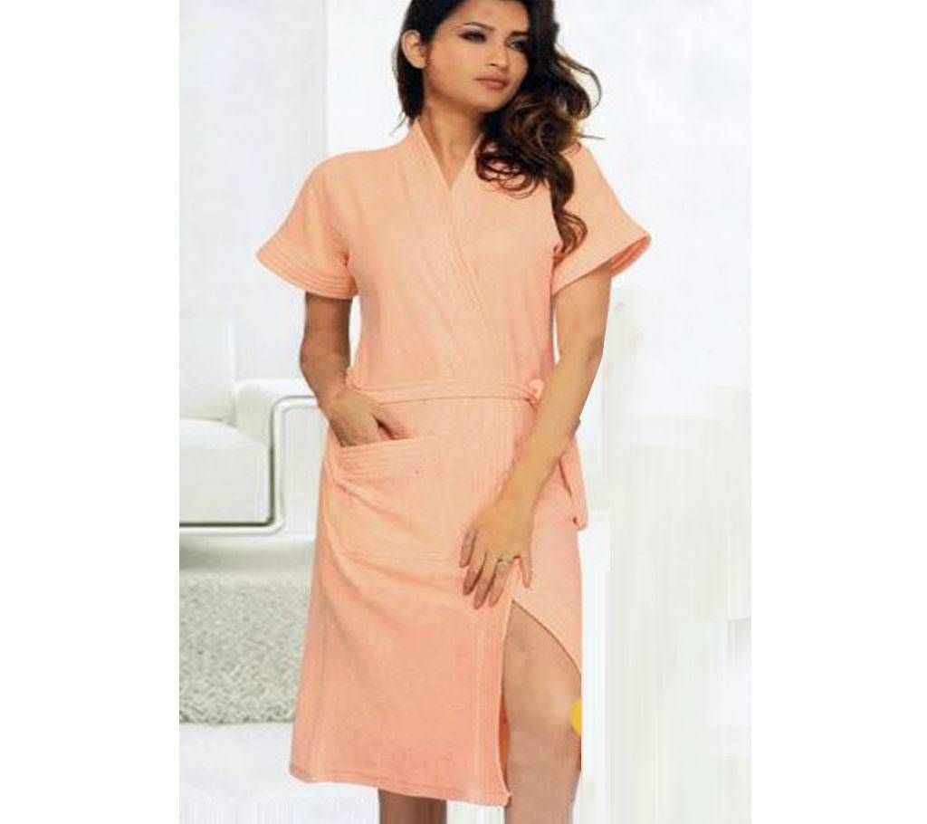 Peach Bathrobe